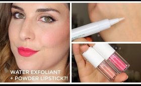 Water Exfoliator & Melting Powder Lipstick Review | Bailey B.