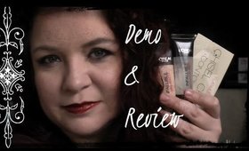 L'Oreal Infallible Matte foundation & primer + Barry M contour kit demo review