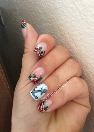 Vote for my nails at http://www.riteaidnails.com/entry/tattoo-anchor-roses/
So I can win $500! Every vote helps :) If I win I'll do a tutorial! :) 

VOTE NOW!