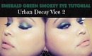 EMERALD GREEN SMOKEY EYE TUTORIAL!!!!