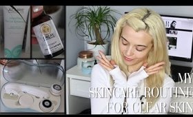 MY SKIN CARE ROUTINE FOR ACNE | Cruelty Free & Vegan! AD