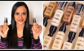 LA Colors Matte Foundation Review & Demo | Tan/Brown SkinTones