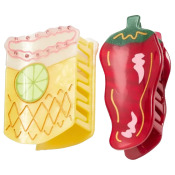 Frasier Sterling Spicy Marg Claw Clip Set