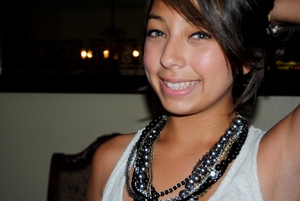 Saray is modeling the new Scene stealer necklace for $36.00 available on my online store at http://mrojas.mymarkstore.com
