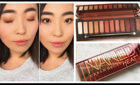 BRUTALLY HONEST URBAN DECAY NAKED HEAT PALETTE REVIEW | JACKIE HE