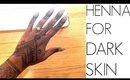 Safe Natural Henna Alternative For Dark Skin Using Jagua Ink