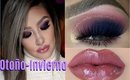 ❄Maquillaje CALIDO FRIO de Otoño-Invierno / Warm Cold  makeup tutorial | auroramakeup