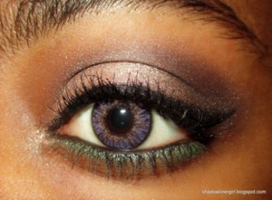 Eye makeup featuring UD Deluxe palette