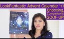 LookFantastic Advent Calendar 2017 Unboxing, GOOF-UP, CODE, Comparisons