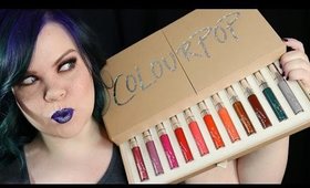 Holiday GIVEAWAY!! COLOURPOP LIPGLOSS  | VLOGMAS DAY 1