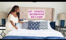SIMPLE BUDGET FRIENDLY BEDROOM | Minimal bedroom makeover