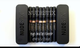 ♡ Nudestix eyes and cheek/lip stix swatches! ♡