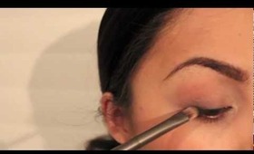 Neutral Eyes and Peachy Lip Make Up Tutorial