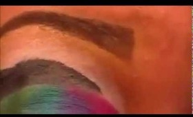 Starburst inspired eye shawdow  tutorial