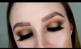 Jaclyn Hill x Morphe Palette Makeup // Brown Smokey Eye Makeup Tutorial