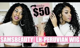 Big Curly Synthetic Wig under $50| SamsBeauty LH-PERUVIAN