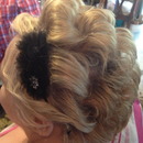 VERY Short hair up do Bridal Looks By Christy Farabaugh  