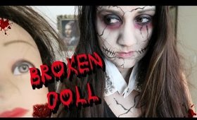 BROKEN LIFE SIZE DOLL - HALLOWEEN TUTORIAL | DIY