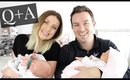 Postpartum Q + A: C-Section, Breast Feeding, Daily Routine | Kendra Atkins