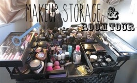 Make up storage & Room tour