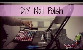 DIY: Nail Polish with Eyeshadow