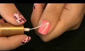Pink abstract nails (Request)