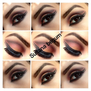 Arabic inspired eyes using mac orange pigment, gold and red 

Follow me on Instagram @sullymalik