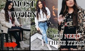 MOST WORN ITEMS IN MY WARDROBE 2018: FASHION I'M OBSESSED WITH