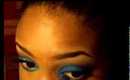 BRIGHT BLUE smokey eyeshadow tutorial