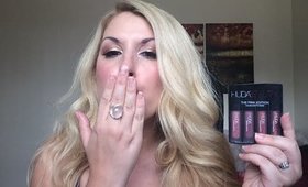 Huda Beauty Liquid Matte Minins & New Shade | Lip Swatches THE PINK EDITION