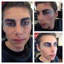 Colorful male make-up