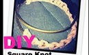 EASY DIY Square Knot Bangle Bracelet