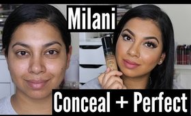 Milani Conceal + Perfect 2 in 1 Foundation & Concealer Review | MissBeautyAdikt