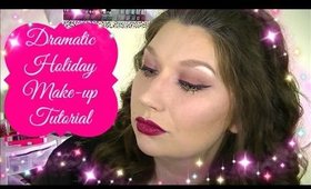 Dramatic Holiday Make-up Tutorial♥