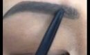 Makeup eyebrow tutorial