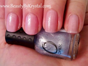 Orly Je 'Taime with Orly Etoile on top
