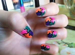 Puzzle nails :)