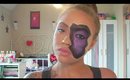 Cracked Face Halloween Make Up