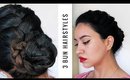 3 Easy Braided Bun Hairstyles | Alexa Likes