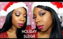 Holiday Sleigh Makeup Tutorial | Glitter Lips
