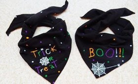 DIY Halloween Bandanas for Dogs