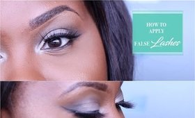 HOW TO EASILY APPLY FALSE LASHES + 8 PAIRS GIVEAWAY COMPETITION!