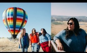 TRAVEL VLOG: Hot Air Balloon Ride & Wine Country with Catherines