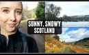 SUNNY,  SNOWY SCOTLAND - Solo Hillwalking & Sledging! | BeautyCreep