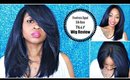 BLUE NATURAL HAIR | Freetress Equal Silk Base Lace Front Wig TILLY (talk thru)