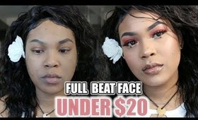 Full Face Using ONLY BEAUTY SUPPLY Makeup