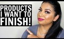 PRODUCTS I WANT TO USE UP 2018. PROJECT PAN! | MissBeautyAdikt