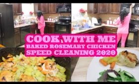 COOK WITH ME//OVEN BAKED DISHES,ROSEMARY CHICKEN,SPEED CLEANING 2020