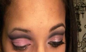 Purple Glitter Cut Crease (Going 2 IMATS)