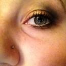 MAC Neutral and Black Smoky Eye
